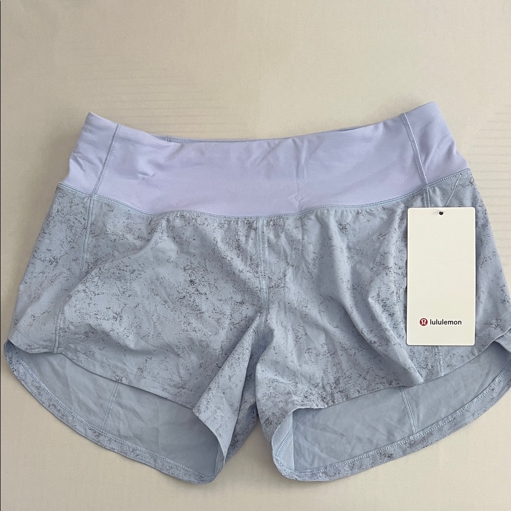 lululemon athletica Women's Marble Purple/Gray Athletic Shorts